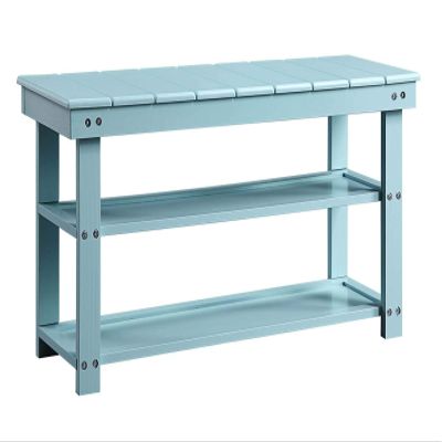 Convenience Concepts Oxford Utility Mudroom Bench, Sea Foam
