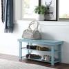 Convenience Concepts Oxford Utility Mudroom Bench, Sea Foam view 2