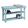 Convenience Concepts Oxford Utility Mudroom Bench, Sea Foam view 4