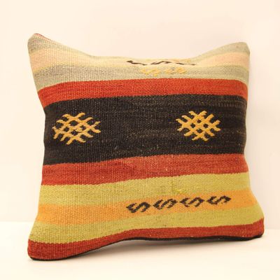 Vintage kilim pillow cover 14x20 inch (35x50 cm) Armchair Pillow Knitting Pillow Lumbar pillow Throw Pillow cover Kilim Cushion Cover Anatolian pillow decorative pillow sofa pillow covers boho pillow