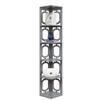 Convenience Concepts Omega 5 Tier Corner Bookcase, Gray view 4