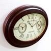 Antique Style Brass Wooden Wall Clock World Time Clock Wall Decor Nautical Gift Home Decor view 4