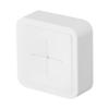 Yamazaki 4133 Magnetic Kitchen Towel Holder, White, Approx. 2.2 x 0.9 x 2.2 inches (5.5 x 2.3 x 5.5 cm), Aqua view 1