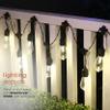 Alpine Corporation 93" L Indoor/Outdoor 10 Edison Bulb Hanging String Lights with Timer view 3