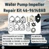 Asaki 46-96148A8 18-3517 Water Pump Impeller Repair Kit Replacement for Mercury MerCruiser R/MR/Alpha One 75-225 HP Outboard Sterndrives view 2