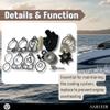 Asaki 46-96148A8 18-3517 Water Pump Impeller Repair Kit Replacement for Mercury MerCruiser R/MR/Alpha One 75-225 HP Outboard Sterndrives view 4