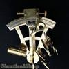 SHAHEERA NAUTICAL Antique Brass Sextant Astrolabe Zodiac Handmade Vintage Sextant 5" Nautical Gift view 2