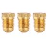 Burst Disk, Copper Material, Pressure Relief Disk, 3/8-24 UNF Thread 3000 or 5000 PSI 0.4x0.4x0.4 Inch, for Industrial Regulators Valves Hydraulic Systems Safety Equipment Maintenance Professionals view 1