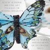 Factory Direct Craft Blue Feathered Artificial Butterflies view 2