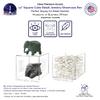 2 Pack 12 Inch Clear Acrylic Display Versatile Square No Lid Plexiglass Retail Product Storage Bin or Merchandise Riser with One Open Side No Assembly by Marketing Holders view 2