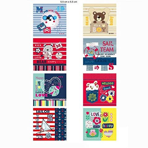 Exhibitor 40 Patches Screen-Printed Basic Ironing - REF.6437-U40