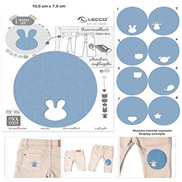 8 Patches Cut Fantasy Screen-Printed Ironing - REF.8538-U8