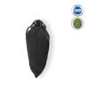 ecogreentextiles Cotton Drawstring Bags - Reusable Produce Bags Black (Pack of 50 - Size 12" X 20") view 2