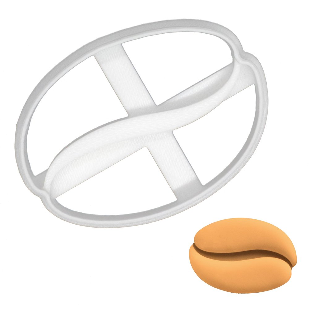 Coffee Bean cookie cutter, 1 piece - Bakerlogy