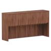 Alera Alera Valencia Series Hutch with Doors, 4 Compartments, 64.75w x 15d x 35.38h, Modern Walnut view 1