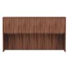 Alera Alera Valencia Series Hutch with Doors, 4 Compartments, 64.75w x 15d x 35.38h, Modern Walnut view 3