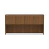 Alera Alera Valencia Series Hutch with Doors, 4 Compartments, 70.63w x 15d x 35.38h, Modern Walnut view 2