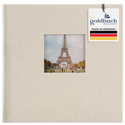 Goldbuch Photo Album, Linen, Sand Grey, 30x31 cm