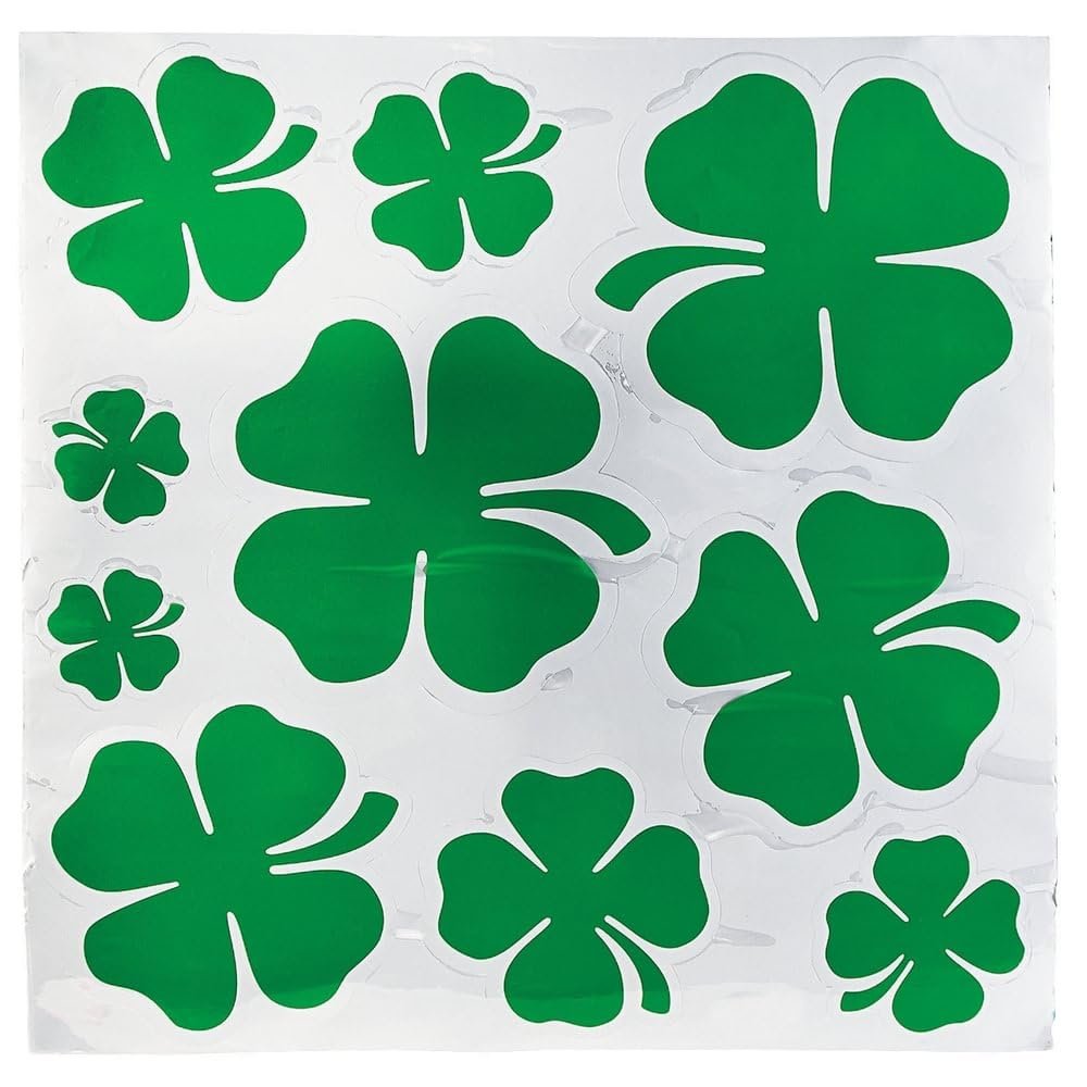 Shamrock Floor Decal for St. Patrick's Day - Each Roll has 8 Stickers - Party Decor
