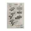 Trademark Fine Art Patent-Lego by Alicia Ludwig, 16x24 view 1