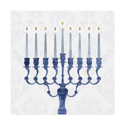 Trademark Fine Art Sophisticated Hanukkah I by Victoria Borges, 18x18