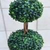 AMERIQUE Gorgeous 4 Feet Dense Triple Ball Boxwood Topiary Artificial Tree Plant with UV Protection with Decorative Pot, Feel Real Technology, Super Quality, 4', Green view 2