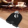 Fdit Coffee Tamper Mat, Silicone Corner Station Pad, Anti-Slip, Black, 4.92x5.51 Inch view 2