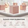 Fun Express Rose Gold Glitter Mini Favor Boxes (bulk set of 24) Great for Wedding and Party Supplies view 3