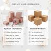 Fun Express Rose Gold Glitter Mini Favor Boxes (bulk set of 24) Great for Wedding and Party Supplies view 4