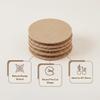 Burlap Circles (bulk set of 25) Wedding Party Supplies view 3