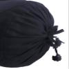 Navy Blue Quilted Bolster Pillowcase - Yoga Massage Round Quilted Bolster Cover for Bed Sofa Chair Couch Lounge Cotton 8" Diameter x 26" Long (17 cm Diameter x 66 cm Long) Removable Cover view 2
