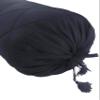 Navy Blue Quilted Bolster Pillowcase - Yoga Massage Round Quilted Bolster Cover for Bed Sofa Chair Couch Lounge Cotton 8" Diameter x 26" Long (17 cm Diameter x 66 cm Long) Removable Cover view 3