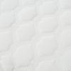 Home Soft Things 2 Piece Bradly Alternative Quilted Bed Spread Set, Soft Warm Quilt Coverlet Bedding Cover Set, Geometric Diamond Solid Pattern, White, Twin 80" x 106" view 4