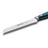 Arcos Forged Tomato Knife Serrated 5 Inch Nitrum Stainless Steel. Micarta Handle & Special Silk Edge and Silver Blade 130 mm blade. Series Brooklyn. Color Blue view 3