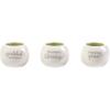 Precious Moments 191473 Grateful Moments Abundant Blessings Everyday Grace Ceramic Votive Holders 3-pc Set view 1