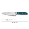 Arcos Forged Chef Knife Stainless Steel Size 6 Inch. Professional Micarta Handle & Special Silk Edge and Silver Blade 150 mm. Impress and Amaze with Every Cut. Series Brooklyn. Blue Color view 2