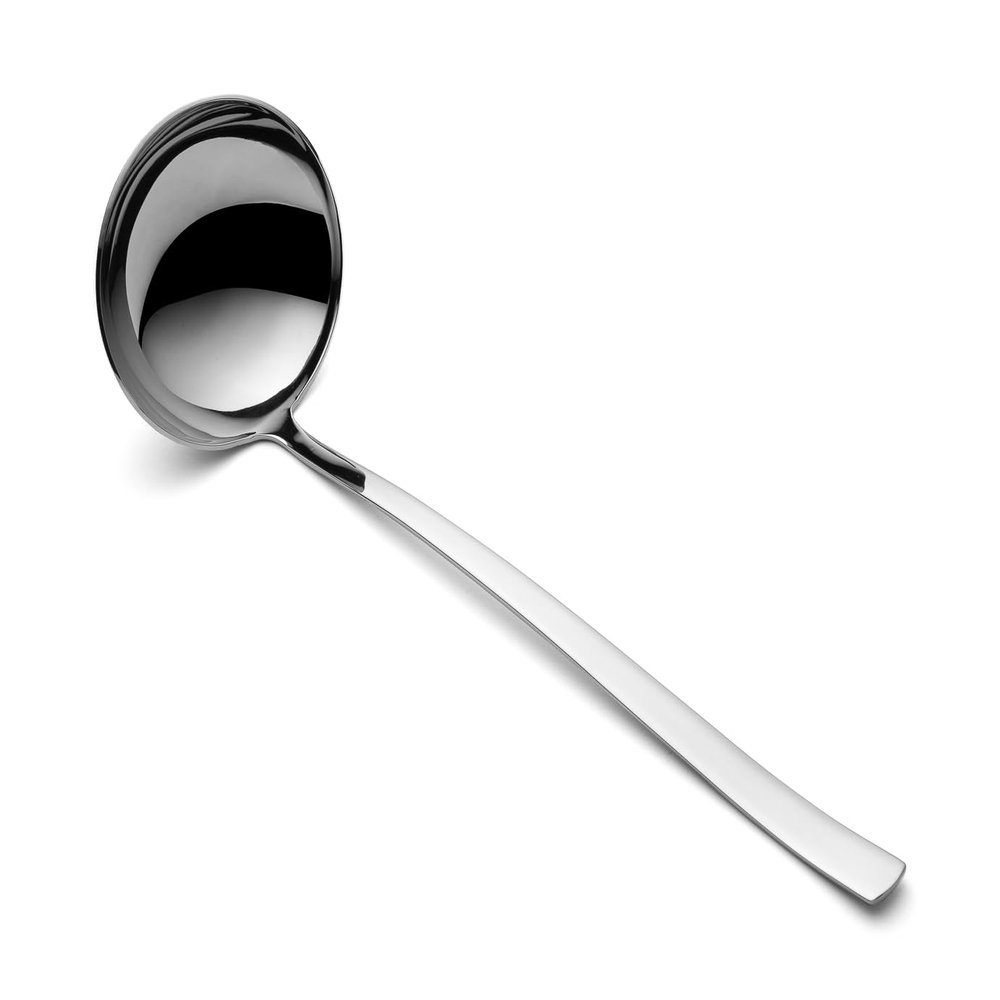 Arcos Series Capri-Soup Ladle Table Spoon-Monoblock of one Piece Stainless Steel 18/10 and 275 mm (10.83 Inch) Silver Colour, ands Plastic