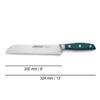 Arcos Bread Knife 8 Inch Nitrum Stainless Steel and 200 mm blade. Obtain a great variety of cuts for your food. Ideal knife for daily domestic use. Series Brooklyn. Color Blue. view 2
