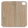 ARCOS Cutting Board with Hanger and Wood Style. Smooth Surface for Chopping Food in Cellulose Fibre and Resin. Professional Meat and Vegetable Cutting Utensil. Serving Board. Color Brown. 13" x 9" view 1