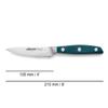 Arcos Paring Knife Stainless Steel Size 4 Inch. Impress and Amaze with Every Cut. Professional Micarta Handle & Special Silk Edge and Silver Blade 100 mm Series Brooklyn. Blue Color. view 2