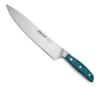 Arcos Forged Chef Knife Stainless Steel Size 10 Inch. Professional Micarta Handle & Special Silk Edge and Silver Blade 250 mm. Impress and Amaze with Every Cut. Series Brooklyn. Blue Color. view 1