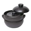 Banko Ware 32-321 Rice Cooker with Inner Lid, 4 Cups, Black Glaze view 1