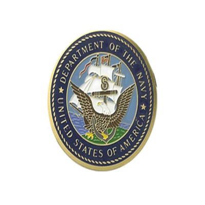 flag connections Navy Color Medallion