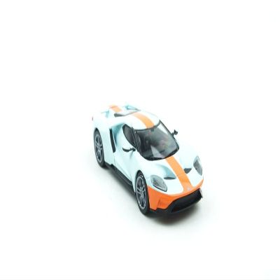 Greenlight 2019 Ford GT Heritage Edition Gulf Oil Color Scheme 1/43 Diecast Model Car