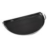 SnS Grills Drip 'N Roast Pan 22", All-in-One Drip Pan, Roasting & Baking Pan for Outdoor Grilling & Indoor Oven Use, Carbon Steel with Black Porcelain Coating - Fits 22 Weber & Other Kettle Grills view 1