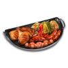 SnS Grills Drip 'N Roast Pan 22", All-in-One Drip Pan, Roasting & Baking Pan for Outdoor Grilling & Indoor Oven Use, Carbon Steel with Black Porcelain Coating - Fits 22 Weber & Other Kettle Grills view 3