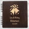 Future Mr Mrs Custom Wedding Bells (11"x8.5" or 8.5"x7") Guest Book Rustic Country Memory Book for Guests Photo Album view 4