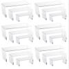 888 Display USA 18 Piece Clear Acrylic Jewelry Display Risers Showcase Fixtures Bakery shop Medium Riser Set view 1