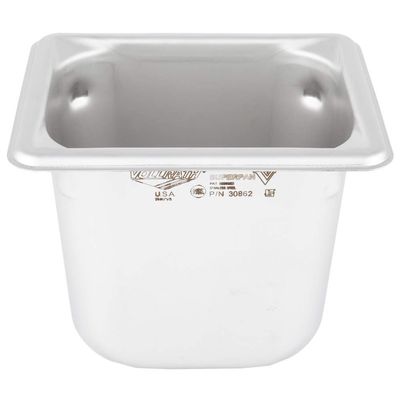 Vollrath 30862 Super Pan V 1/8 Size x 6 Steam Table Pan