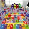KC Cubs 8x10 ABC Alphabet ASL Sign Language Rug  Educational Non-Slip Carpet Play Mat for Kids, Toddlers, Nursery, Classroom, Playroom, Baby, Daycare view 2